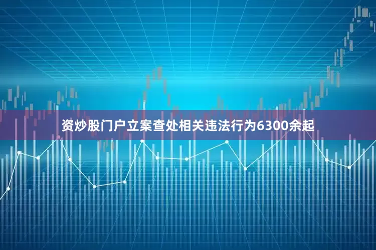 资炒股门户立案查处相关违法行为6300余起